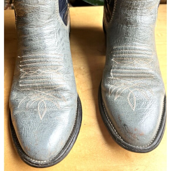 Vtg The SANDERS 1970’s Leather Cowboy Boots Mexico Western Men: 6A Women: 7.5